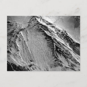 Cartão Postal Trilha do Monte Fuji Summit coberta pela neve