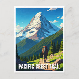 Cartão Postal Trilha do Pacífico Crest