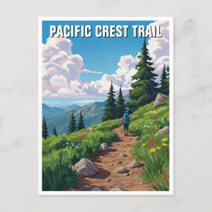 Cartão Postal Trilha do Pacífico Crest
