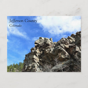 Cartão Postal Trilha no Condado de Jefferson, Colorado