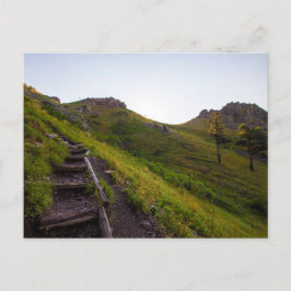 Cartão Postal Trilha no Parque Estadual do Bear Butte, Dakota do