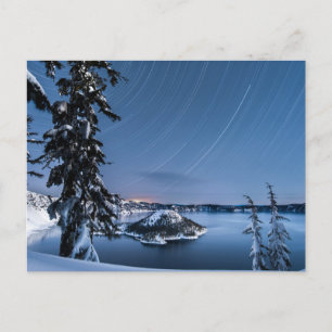 Cartão Postal Trilhas de Estrelas Parque Nacional Crater Lake