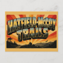 Trilhas Hatfield-McCoy WV Montanhas Apalaches Arte