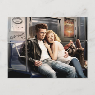 Cartão Postal Trilhos de Metrô