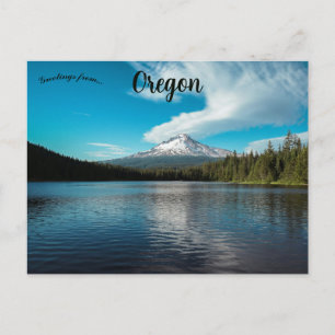 Cartão Postal Trillium Lake Oregon