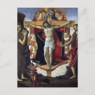 Cartão Postal Trindade por Sandro Botticelli