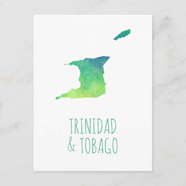 Cartão Postal Trinidad e Tobago (Frente)