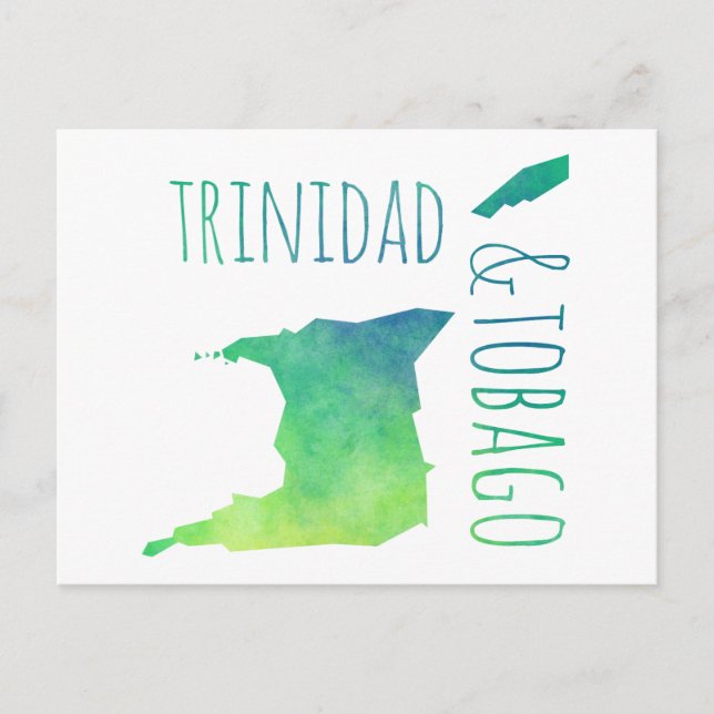 Cartão Postal Trinidad e Tobago (Frente)