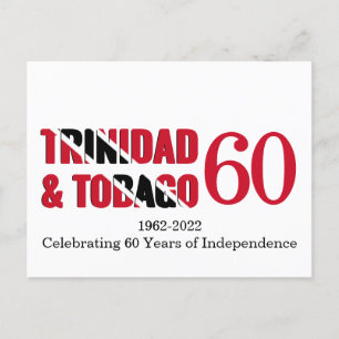 Cartão Postal TRINIDAD TOBAGO 60º Aniversário da Independência