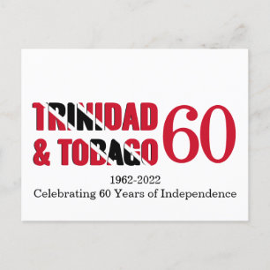 Cartão Postal TRINIDAD TOBAGO 60º Aniversário Independência