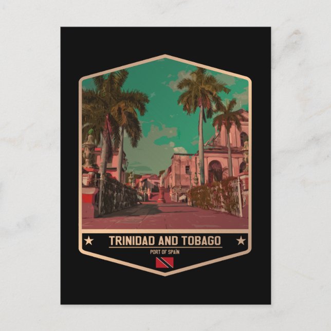 Cartão Postal Trinidade e Tobago (Frente)