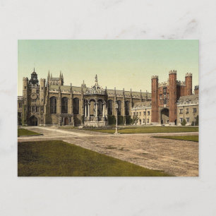 Cartão Postal Trinity College, Cambridge, Inglaterra Classic Pho