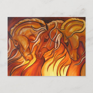 Cartão Postal Trio Dourado