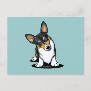 Cartão postal Tripartido Corgi