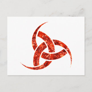 Cartão Postal Triple Horn of Odin