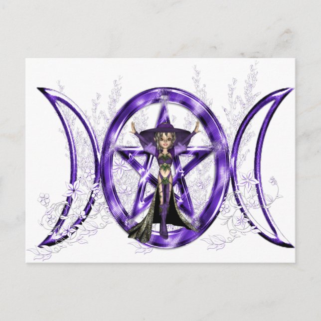 Cartão Postal Triple Moon Elf (Frente)