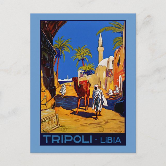 Cartão Postal Tripoli - Líbia (Líbia) (Frente)