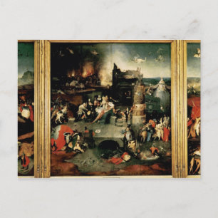 Cartão Postal Triptych: The Temptation of St. Anthony