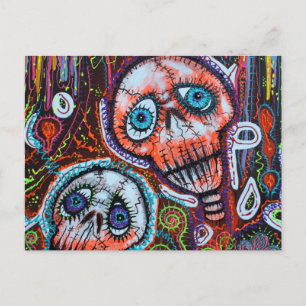 Cartão Postal Tripulação do crânio