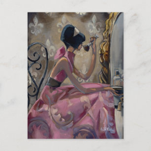Cartão Postal Trish Biddle Powder Pink Vanity