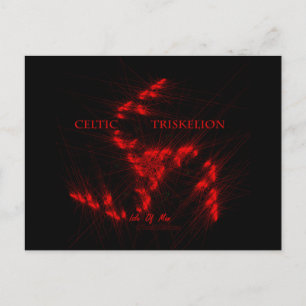 CARTÃO POSTAL ☼ TRISKELION - CRENÇA CELTICA ☼