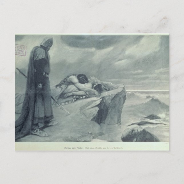 Cartão Postal Tristan e Isolda" (Frente)