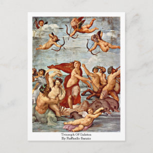Cartão Postal Triunfo De Galatea, Por Raffaello Sanzio