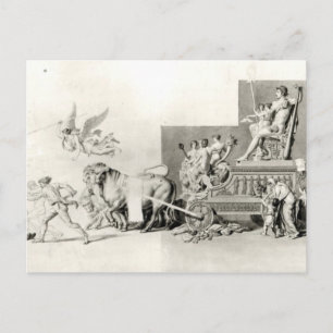 Cartão Postal Triunfo do Povo Francês sobre a Monarquia