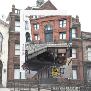 Cartão Postal Troca de Algodão de Savannah Geórgia Fotográfico