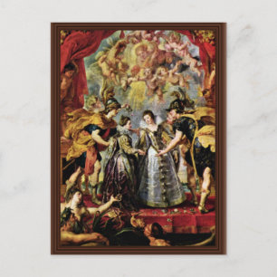 Cartão Postal Troca De Impressões Por Rubens Peter Paul