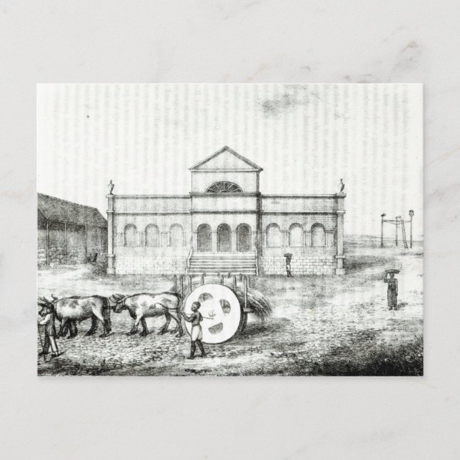Cartão Postal Troca do Rio, Trapiche Público (Frente)