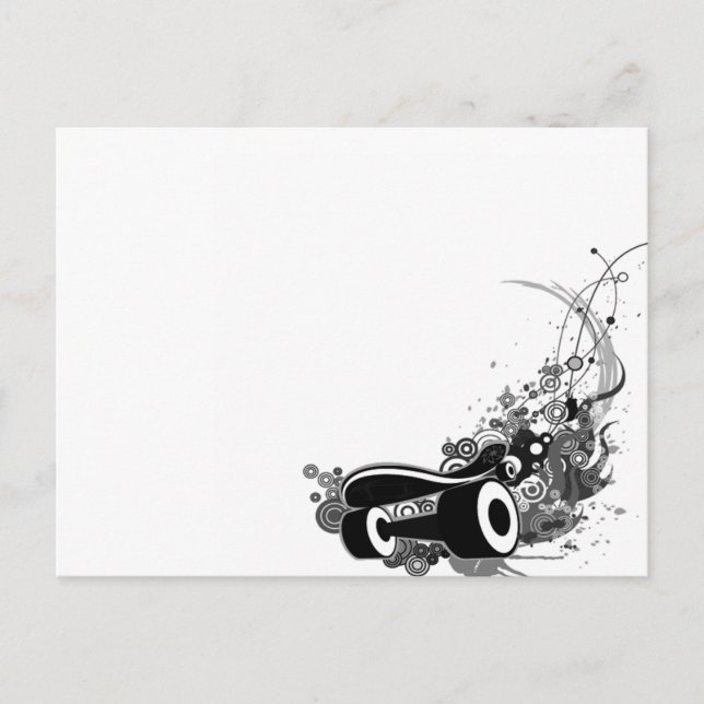 Cartão Postal Trocas de skate (Frente)