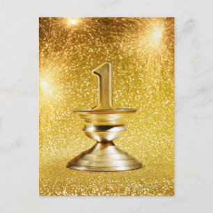 Cartão Postal Troféu First Place