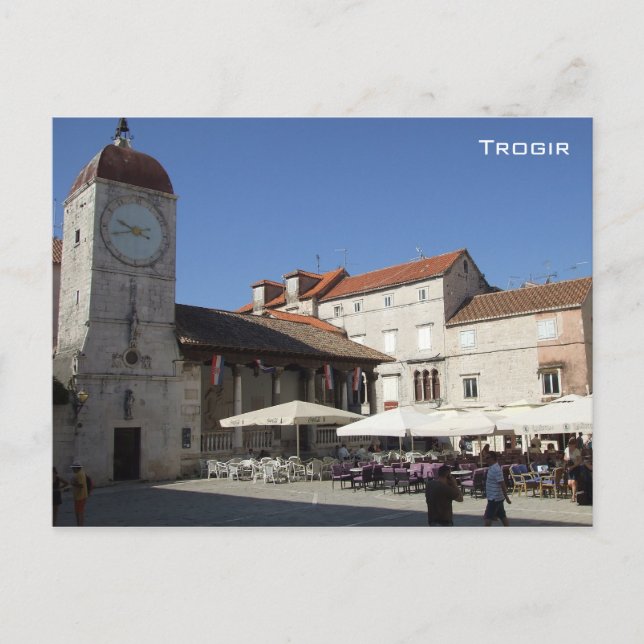 Cartão Postal Trogir - Croácia (Frente)
