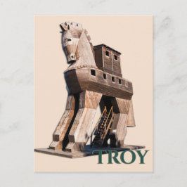 Cartão Postal Troia: Cavalo de Troia