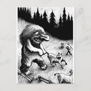 Cartão Postal troll-clipart-13