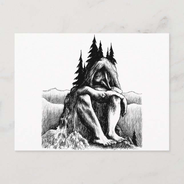 Cartão Postal troll-clipart-14 (Frente)