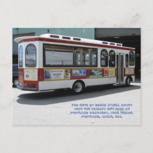 Cartão Postal Trolley por Brigid O’Neill Hovey