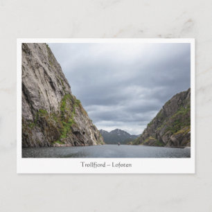 Cartão Postal Trollfjord Lofoten