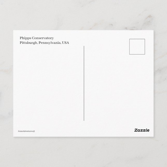 Cartão Postal Trolly Miniatura (Verso)