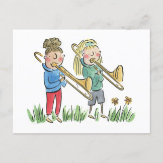 Cartão Postal Trombone