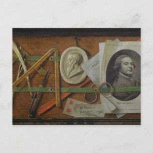 Cartão Postal Trompe l'Oeil, 1785