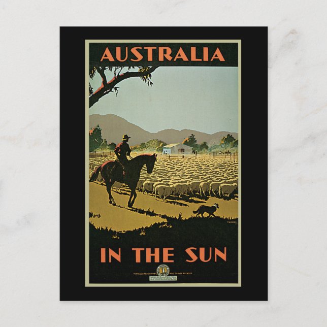 Cartão Postal Trompf Austrália No Sol (Frente)