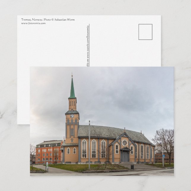 Cartão Postal Tromsø Noruega (Frente/Verso)