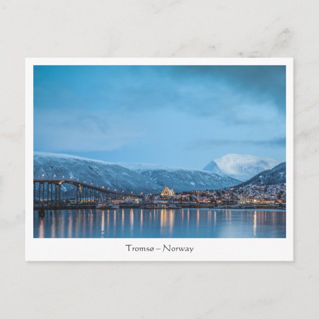 Cartão Postal Tromso Noruega (Frente)