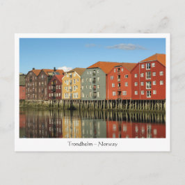 Cartão Postal Trondheim Noruega