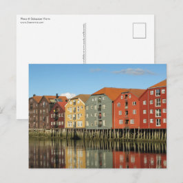 Cartão Postal Trondheim Noruega