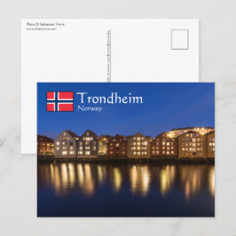 Cartão Postal Trondheim Noruega