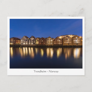 Cartão Postal Trondheim Noruega