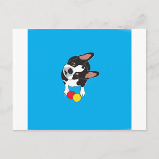 Cartão Postal Trooper o Boston Terrier